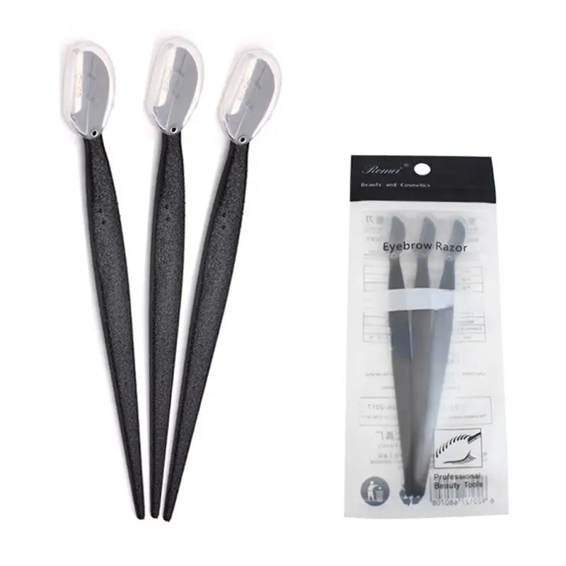 3 Pcs Eyebrow Razor Set for Facial Hair Removal